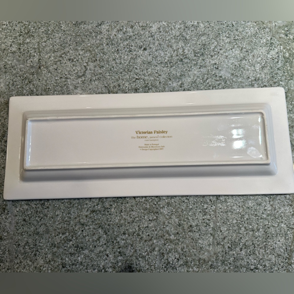 NWOT Colorful Rectangular Platter - Picture 3 of 11